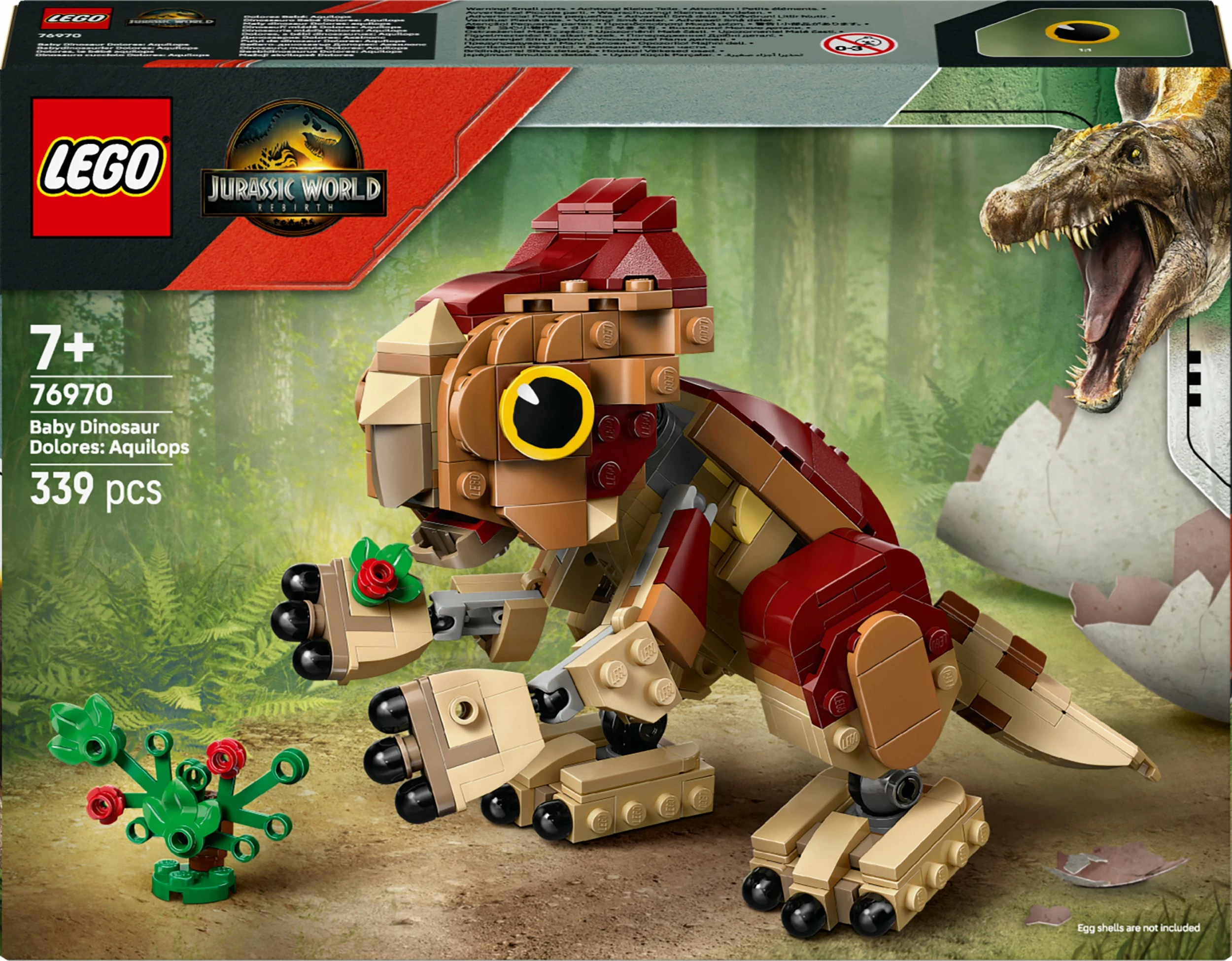 Set LEGO Jurassic World Little Dinosaur Dolores: Aquilops 76970, 339 copë