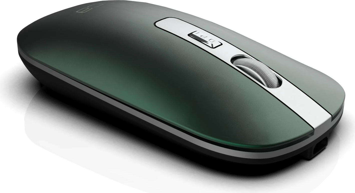 Maus Inca IWM-531RY, wireless & Bluetooth, 1600 DPI, akku, gjelbër