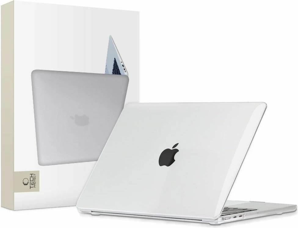 Mbështjellës Tech-Protect SmartShell për MacBook Pro 13'' 2016-2022, Transparent