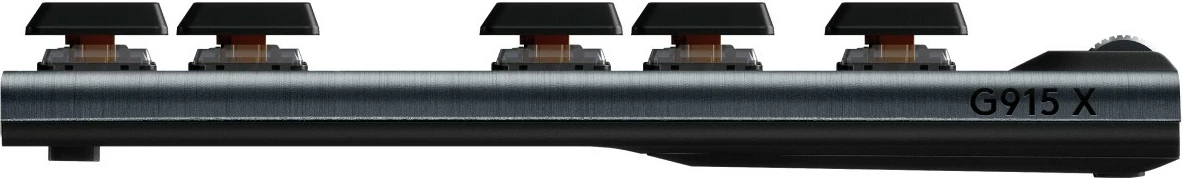 Tastierë gaming Logitech G915 X LIGHTSPEED, mekanike, RGB, e zezë