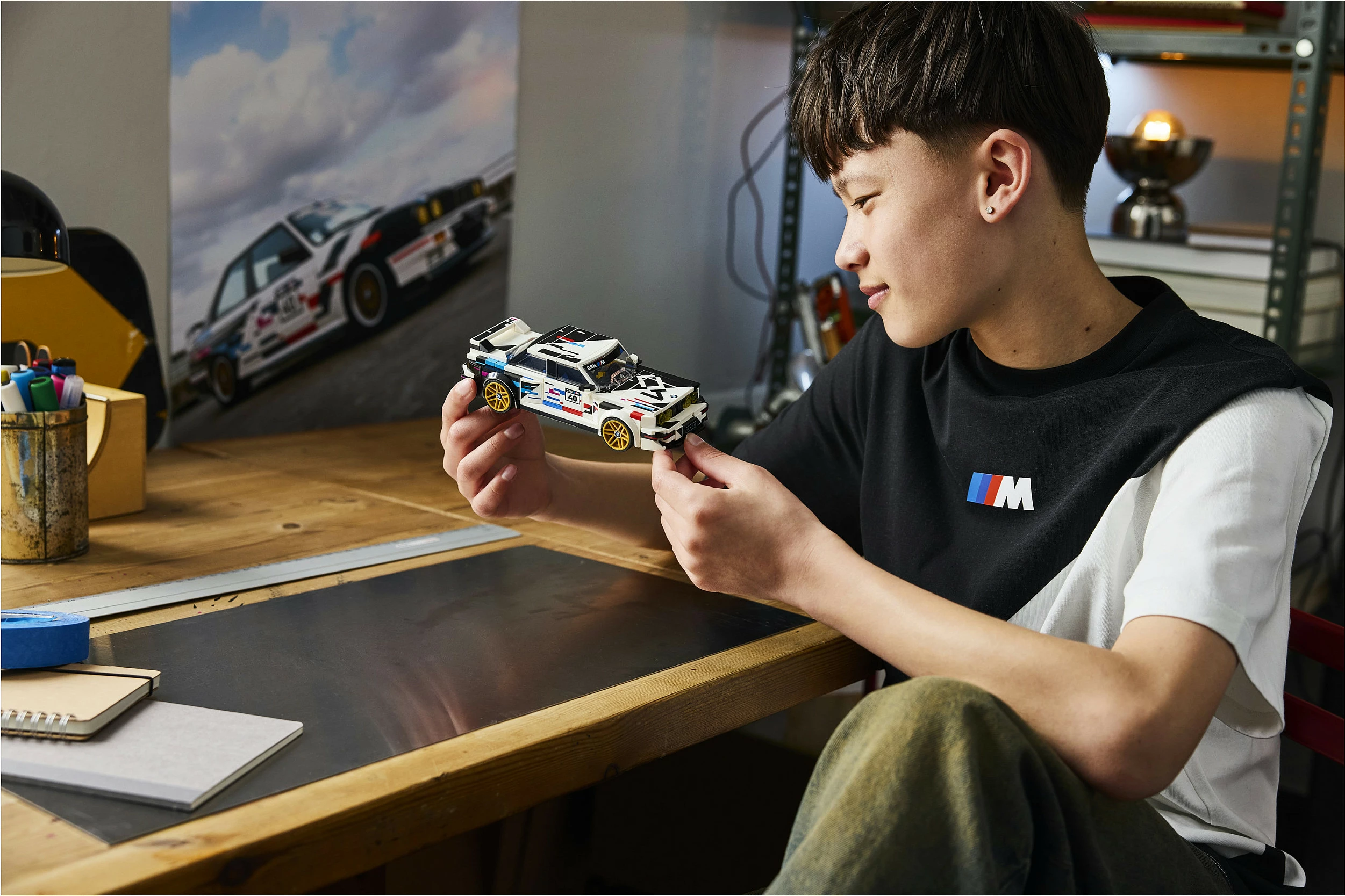 Set LEGO Speed Champions BMW M3 (E30) 77263, 358 copë, 9+, bardhë