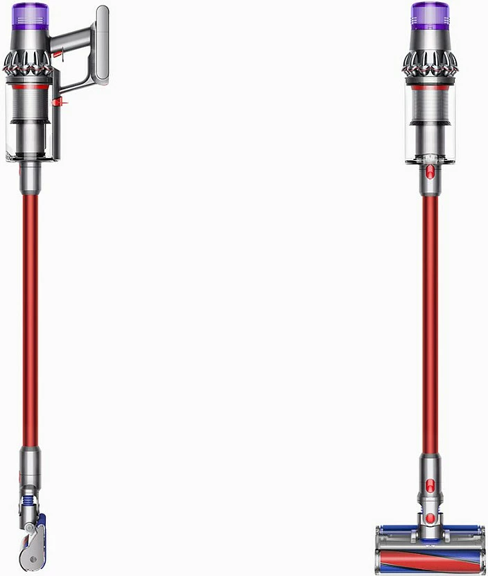 Fshesë me korrent pa kabllo Dyson V11 Fluffy, nickel/kuqe