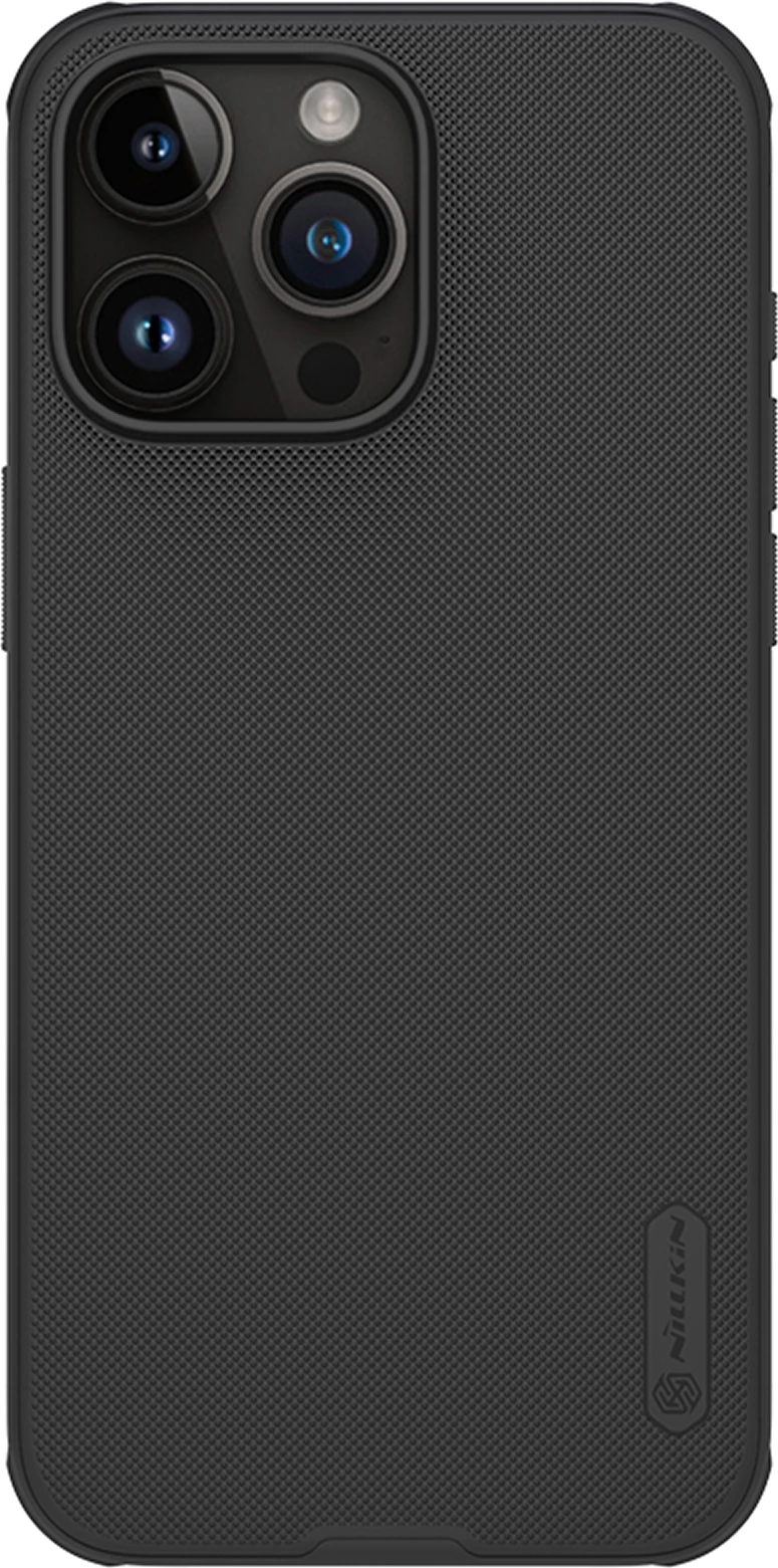 Mbështjellës Nillkin Super Frosted Shield Pro për iPhone 15 Pro Max, i zi