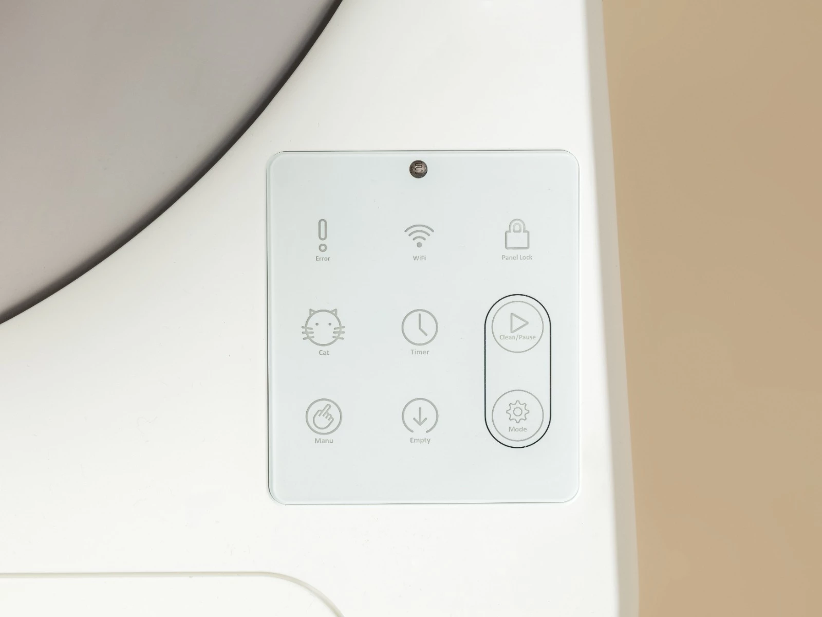 Kuti inteligjente vetëpastruese për rërë maceje Catlink Luxury Pro-X 57 L, 13 L depo mbetjesh, e bardhë, set me 3 qese + 2 filtra