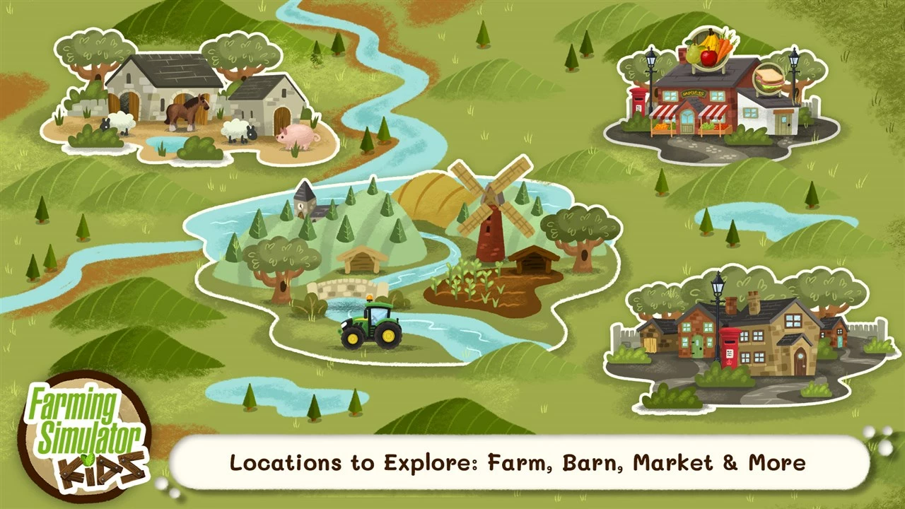 Lojë për Nintendo Switch GIANTS Software Farming Simulator Kids, CIAB (Download Code Only)