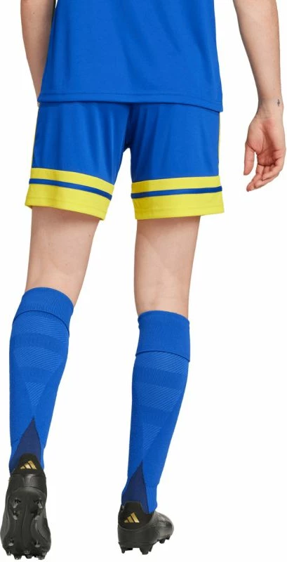 Shorce për femra adidas Squadra 25 JN5408, kaltër e verdhë [Madhësia: L]
