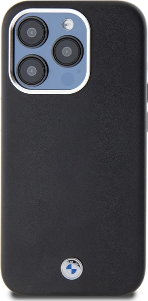 Mbështjellës BMW Signature Wrapped Metal MagSafe për iPhone 15 Pro, i zi