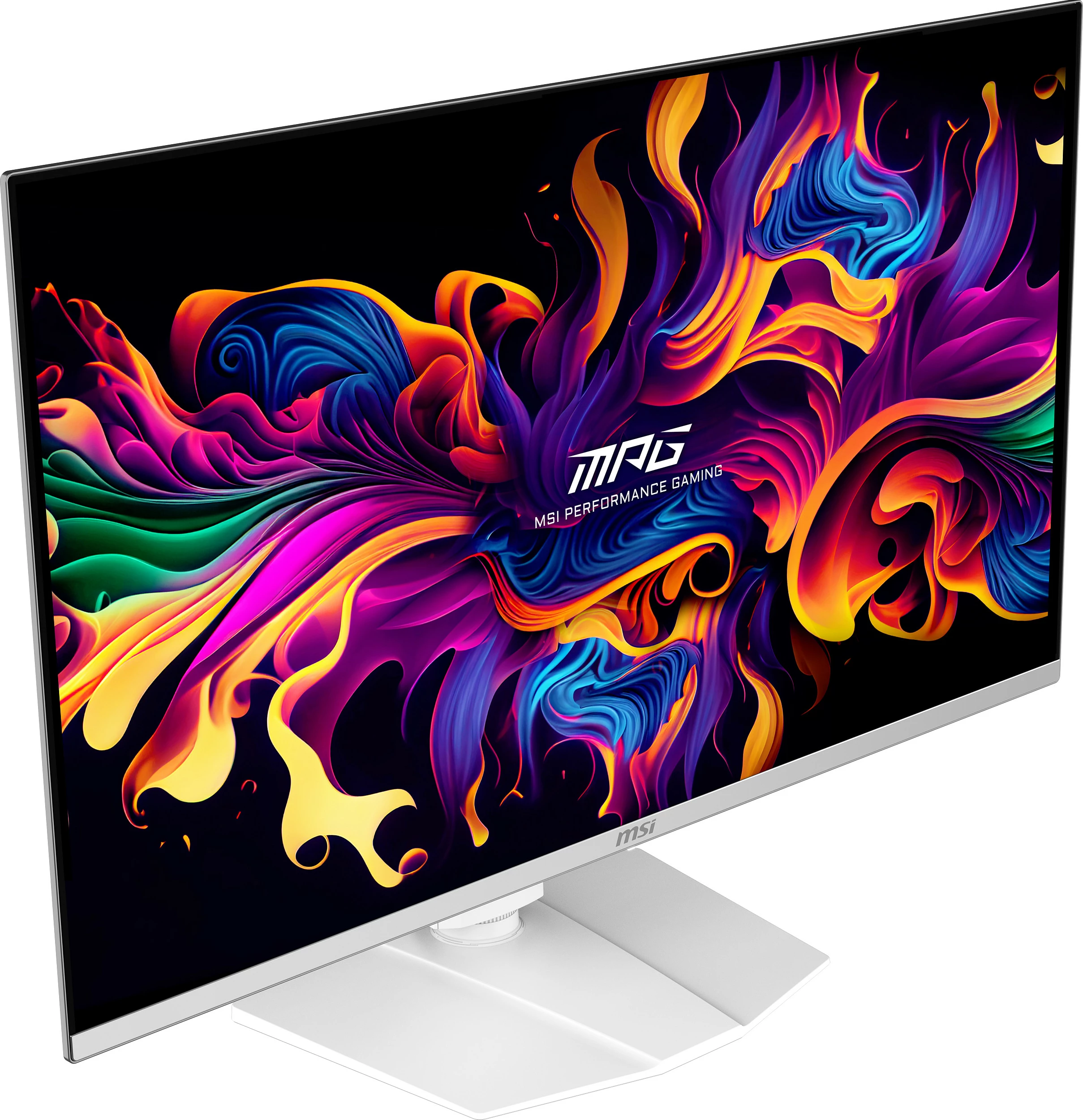 Monitor MSI 9S6-3DD29A-022, 31.5", 4K QD-OLED, 240Hz, 0.03ms, HDR, USB-Hub, Pivot, i bardhë