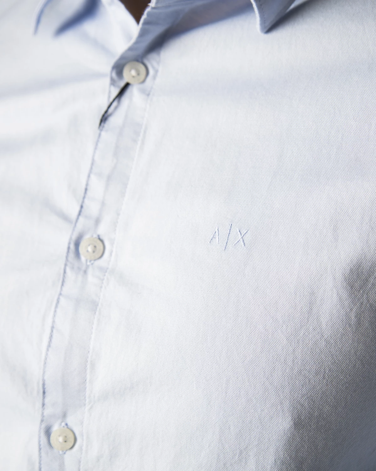 Këmishë Armani Exchange 8NZCGB Z8ANZ për meshkuj, kaltër e çelët [Madhësia: S]