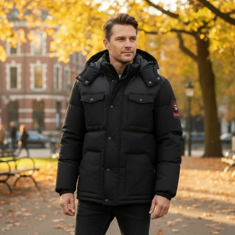 Jakne për meshkuj Geographical Norway, e zezë [Madhësia: XL]