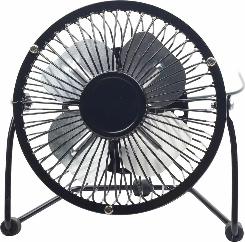 Ventilator USB tavoline Gembird NF-03 4-inç metal me kënd të rregullueshëm, i zi