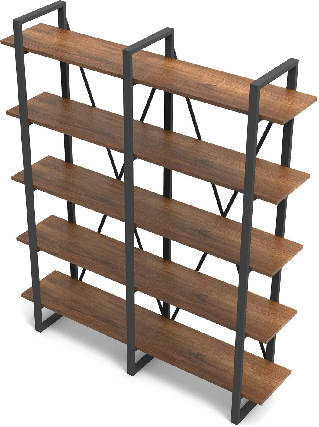 Raft librash Hanah Home, Mn05-Ba, ngjyrë arre, 154.8x180x34cm