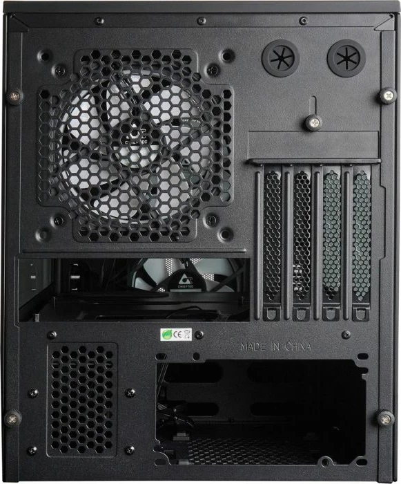 Kasë CHIEFTEC Chieftronic M2 GM-02B-OP mATX/mini-ITX, tempered glass, A-RGB, USB 3.0, e zezë