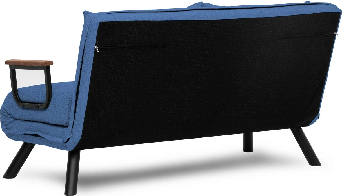 Divan-krevat dy ulëse, ngjyrë e kaltër, Sando 2-Seater