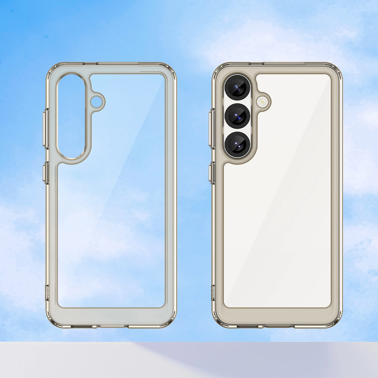 Mbështjellës Hurtel Outer Space Case për iPhone 16e, gjysmë-transparent, i zi