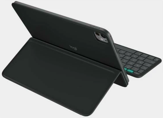 Mbështjellës me tastierë Logitech Flip Folio për iPad Pro & Air 11" grafit