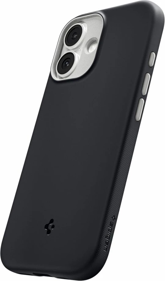 Mbështjellës Spigen Nano Pop MagSafe për iPhone 17, me MagSafe, poliretan, i zi