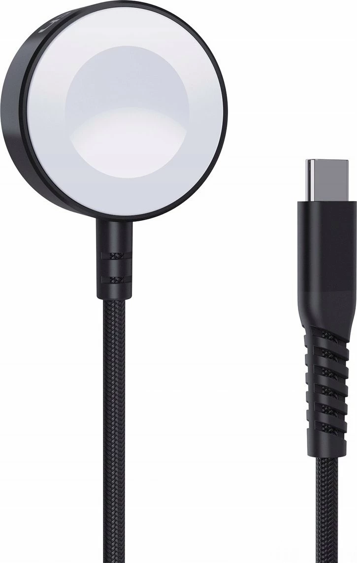 Karikues wireless Choetech T319 MFi 5W për Apple Watch, me kabllo USB-C 1m, i zi