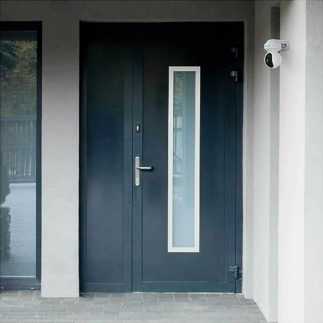 Kamerë sigurie Reolink E Series E540, 5MP, Wi-Fi, Pan & Tilt, 3X Zoom, e bardhë