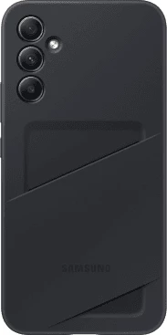 Mbështjellës Samsung Card Slot Cover EF-OA346TBE për Galaxy A34, me xhep për kartë, e zezë