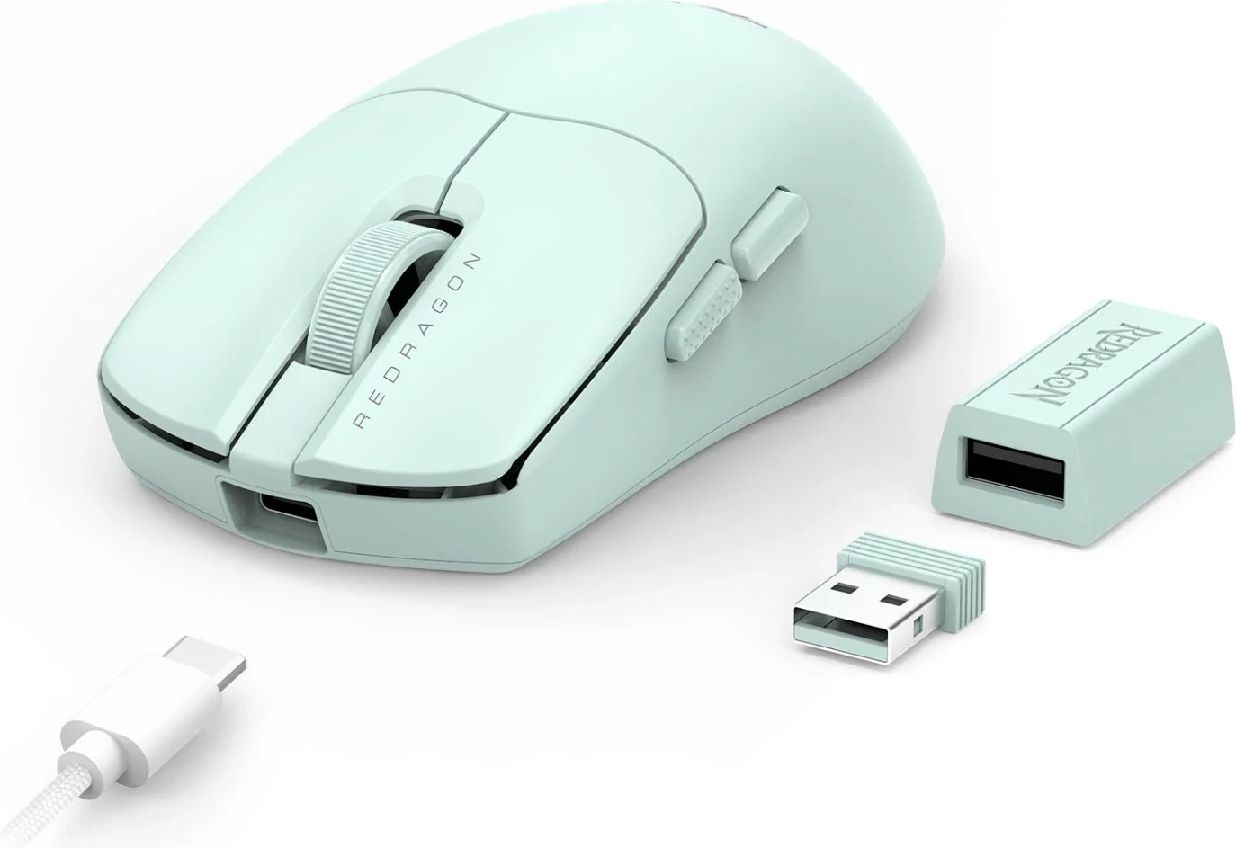 Maus gaming Redragon Axion M933CW-ULT, wireless/Bluetooth, 45000 DPI, 8000 Hz, blu e çelët