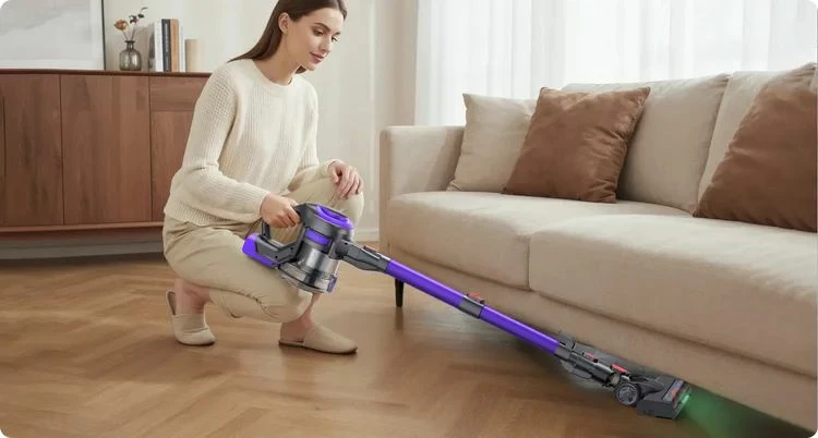 Fshesë me bateri Yaber L10 56AW, 170W, HEPA, 0.6L, 1.3kg, vjollcë/zezë