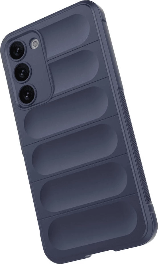 Mbështjellës silikoni ONASI Wave për Samsung Galaxy S23 5G, me mikrofibër, blu
