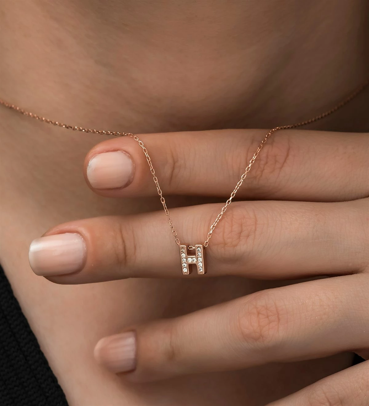 Qafore argjendi Jumeon, ngjyrë ari rozë dhe e bardhë, NRZ1183