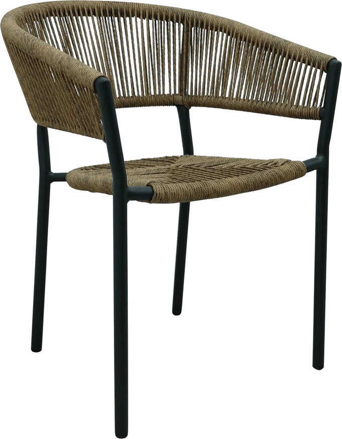 Karrige Breeze, ngjyrë e zezë dhe arre, 56x60x78 cm