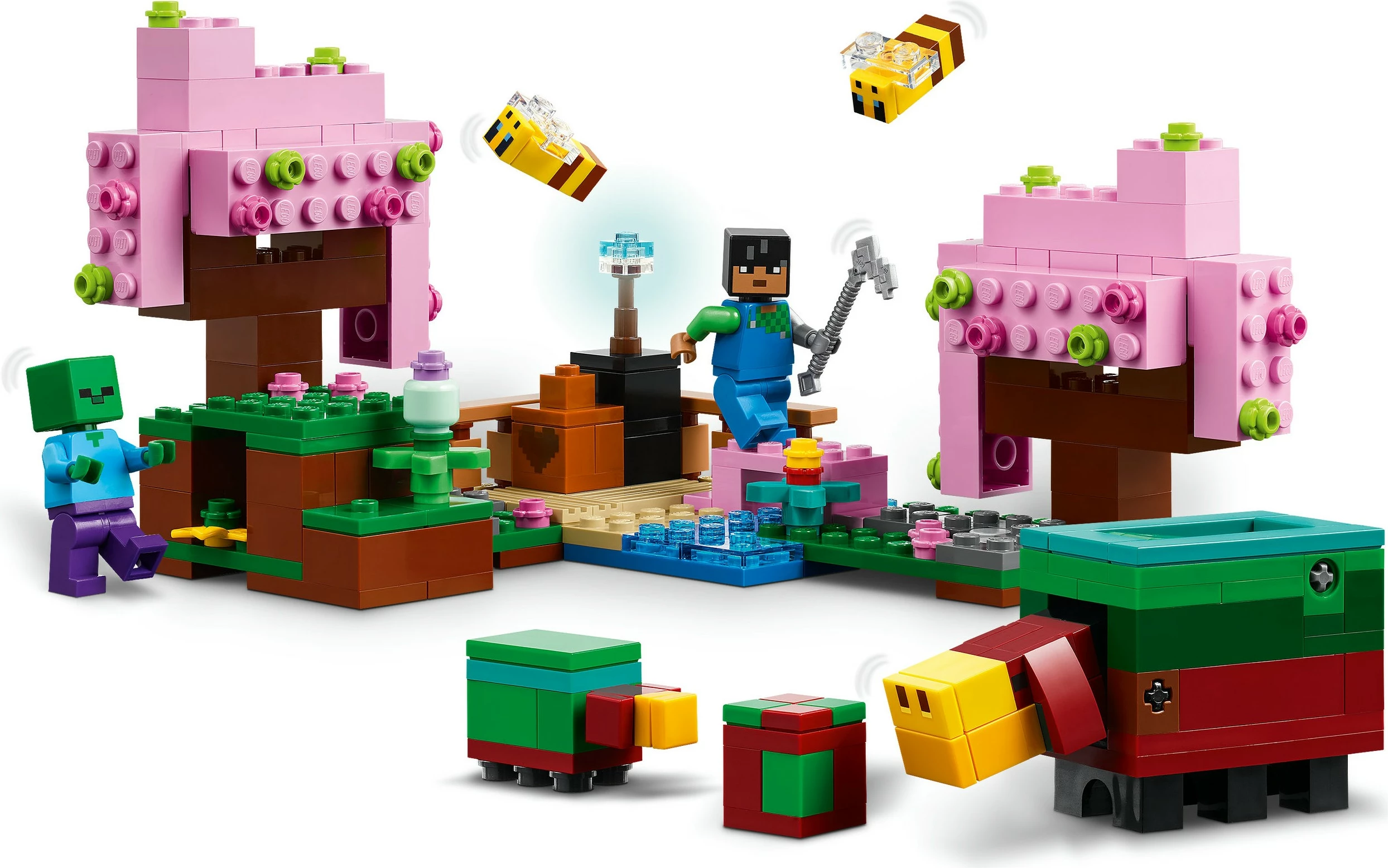 Set ndërtimi LEGO Minecraft 21260, 304 pjesë, multikolor