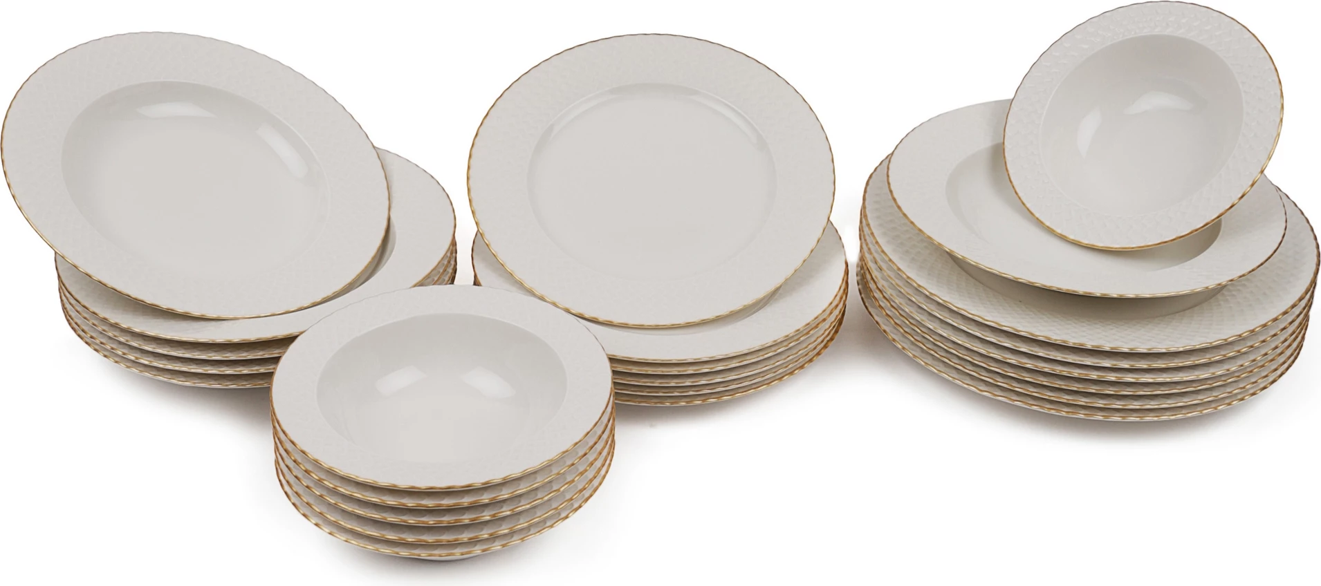 Set enësh për darkë (24 copë), Hermia, BNIRN24Y2520