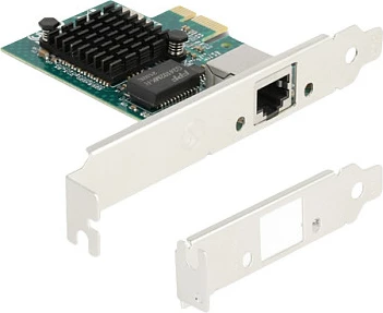 Kartelë rrjeti DeLOCK PCIe x1 Gigabit LAN RJ45, gri