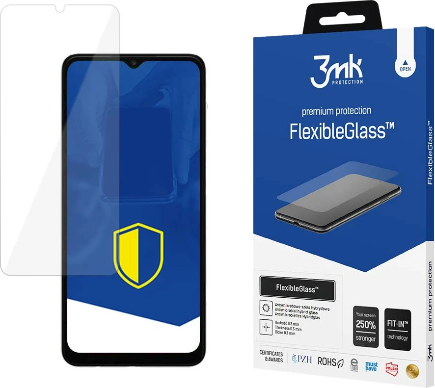Mbrojtës ekrani FlexibleGlass 3mk Protection për Samsung Galaxy A04s, Transparent