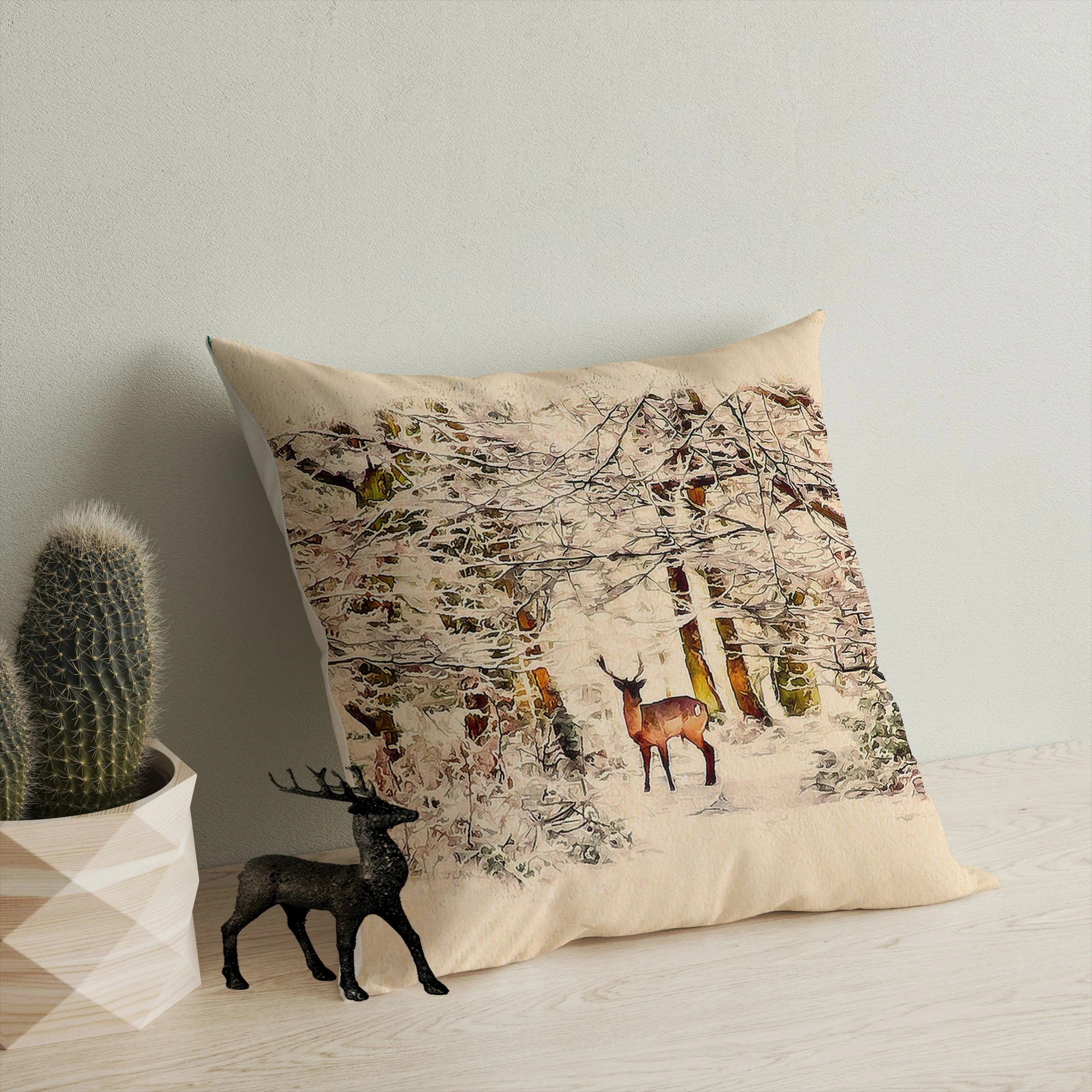 Jastëk dekorativ Aberto Design, A13043, shumëngjyrësh, 43x43cm