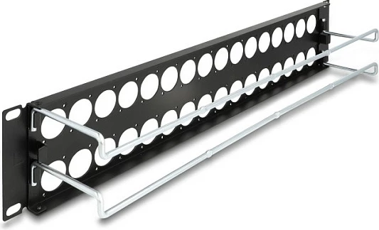 Patch panel DeLOCK 19", D-Type, 32 porta, 2U, i zi