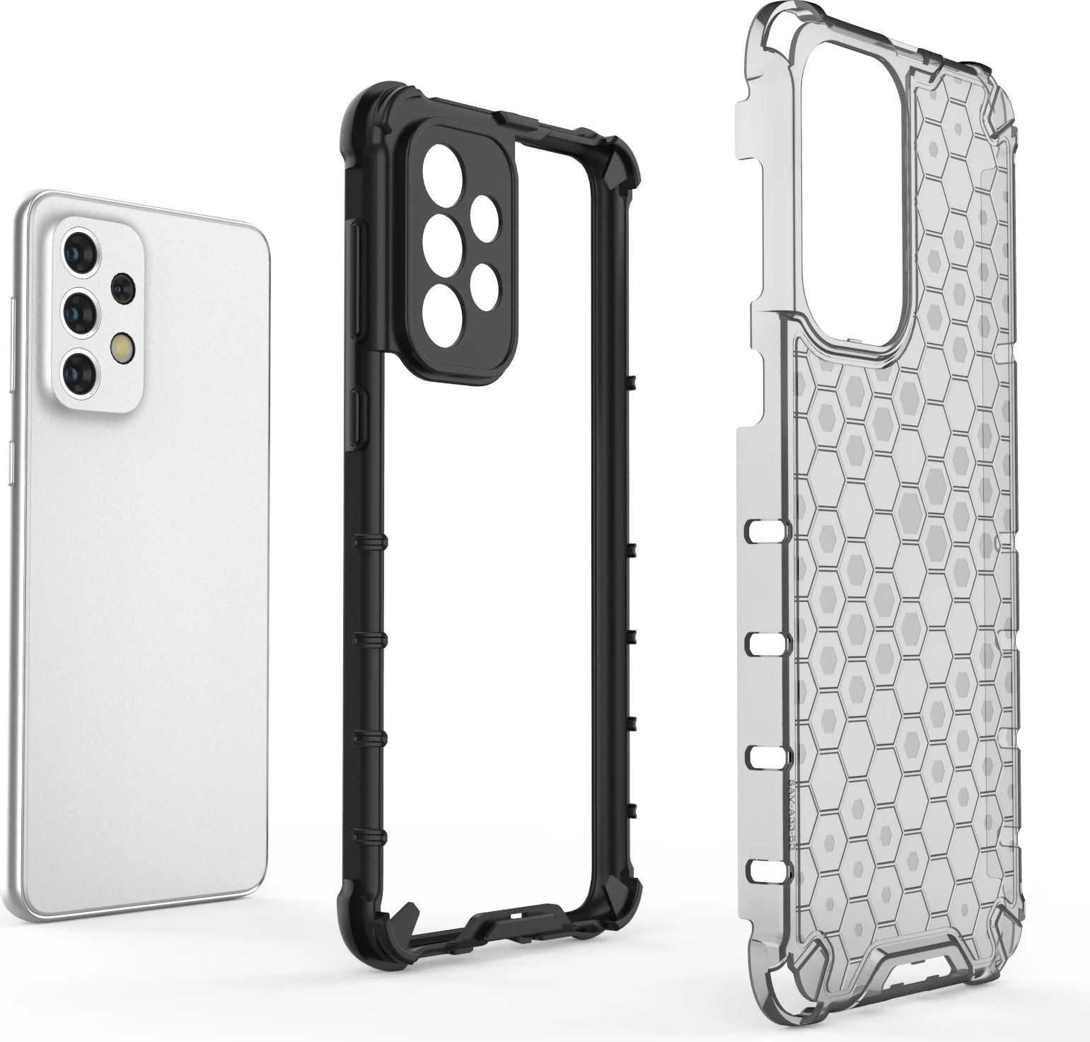 Mbështjellës Hurtel Honeycomb për Samsung Galaxy A33 5G, Blu