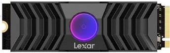 SSD intern, Lexar NM1090 1TB PCIe 5.0 Gen5 M.2 2280 11500/9000 me ftohës me RGB, e zezë