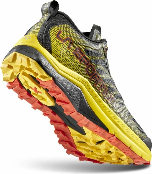 Atlete për meshkuj La Sportiva Jackal II, të zeza dhe të verdha