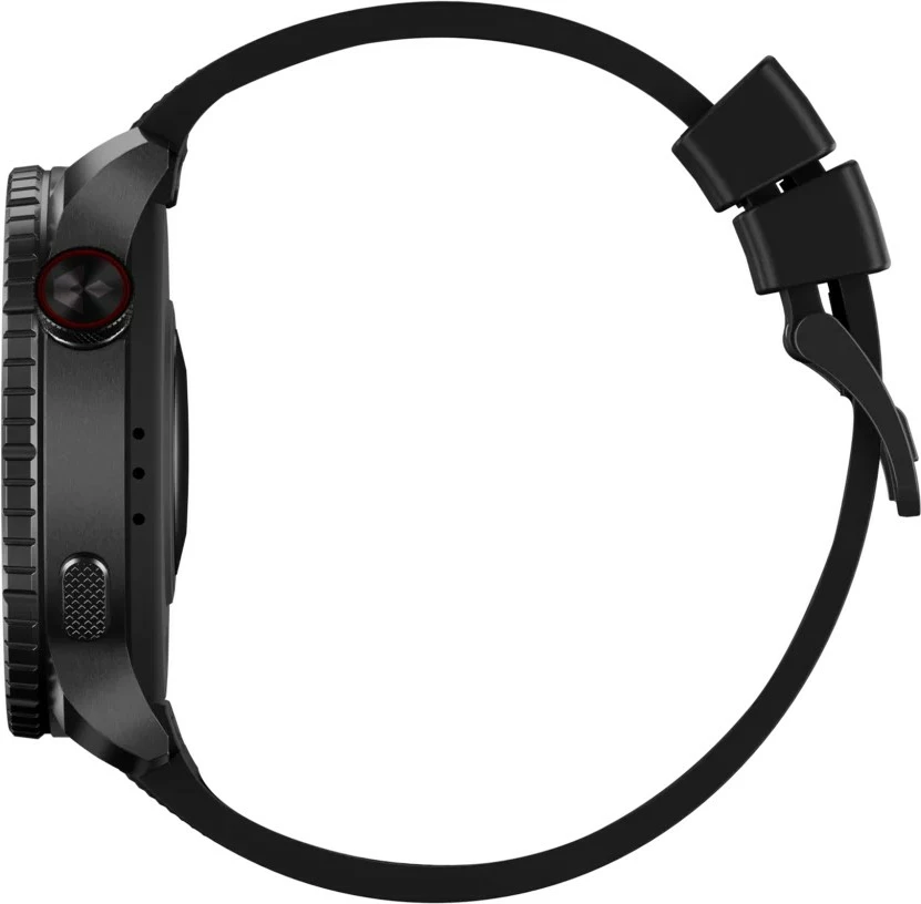 Smartwatch Garett Compass GPS 1.43\" AMOLED 470mAh 5ATM, e zezë, set me 2 rripa