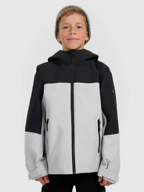 Jakne 3-në-1 për djem 4f, e zezë