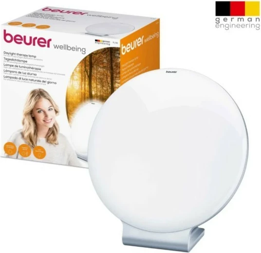 Llambë dite Beurer TL 50, 10000 lux, argjendtë/bardhë
