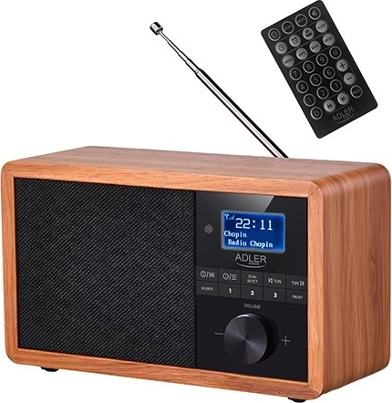 Radio digjitale Adler AD 1184, e kaftë, e zezë 