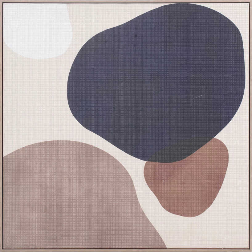 Pikturë dekorative Sparks of Art, shumëngjyrëshe, dru natyral, 60x60x3cm