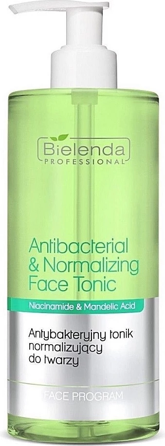 Tonik për fytyrë për femra Bielenda Professional Antibacterial & Normalizing Face Tonic, 500ml