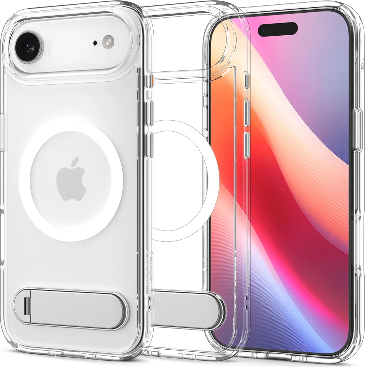 Mbështjellës Spigen Ultra Hybrid "S" MagSafe për iPhone 17 Air, Bardhë/Transparent