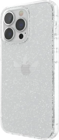 Mbështjellës Adidas OR për iPhone 13 Pro / 13 6.1", Glitter, Transparent, Silver
