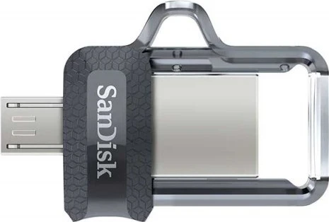 USB Flash SanDisk 256GB, gri-rozë