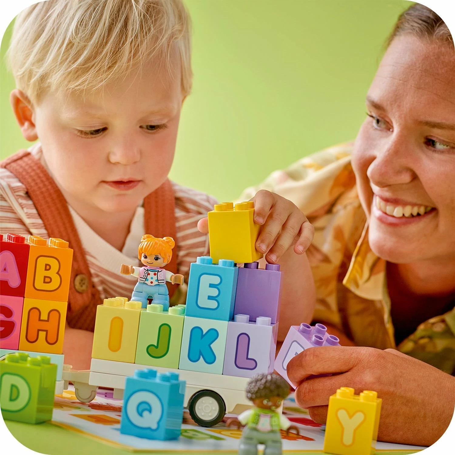 Set ndërtimi LEGO DUPLO Town Kamion me alfabet 10421, 36 copë, 2+ vjet, shumëngjyrësh
