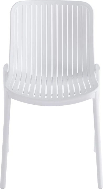 Karrige e grumbullueshme Teragi, polipropilen me mbrojtje UV, e bardhë, 58x43.5x82cm