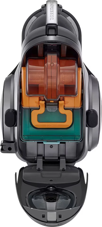 Fshesë me korrent, LG, VK8506NHA, bagless me Compressor, sistem filtrimi 2-shtresor, tub teleskopik, gri